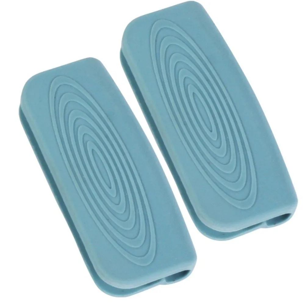 1Pair Heat Insulated Silicone Handle Cover Anti-scald Non-slip Pot Ear Sleeve Flexible Fit Food Grade Silicone Pot Handle Guard - view 4