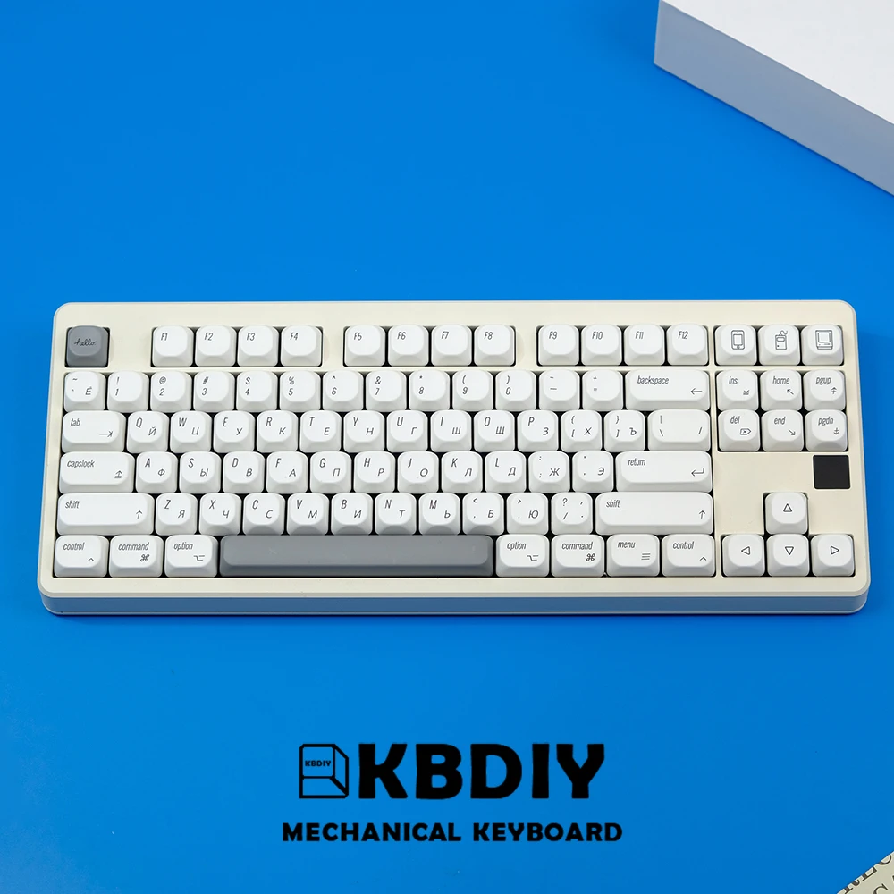 KBDiy Japanese PBT Keycaps Mechanical Keyboard Korean Russian Keycap Glimmer Matcha Honey Milk KOA Profile Keycap for MX Switch