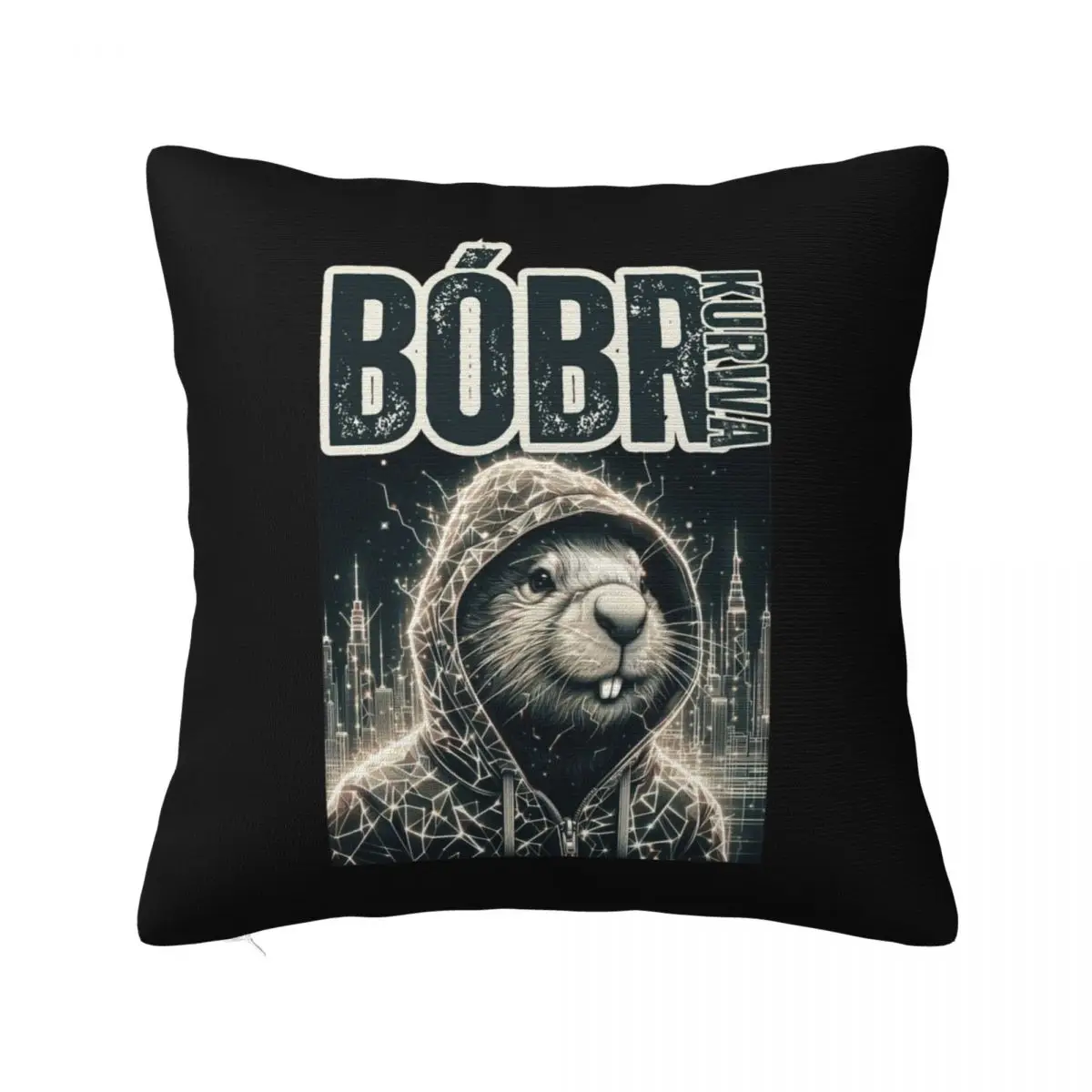 Bobr Kurwa Steampunk City Circuits Pillow Cases Bober Cushion Covers Novelty Zipper Decorative Pillowcase for Sofa 18