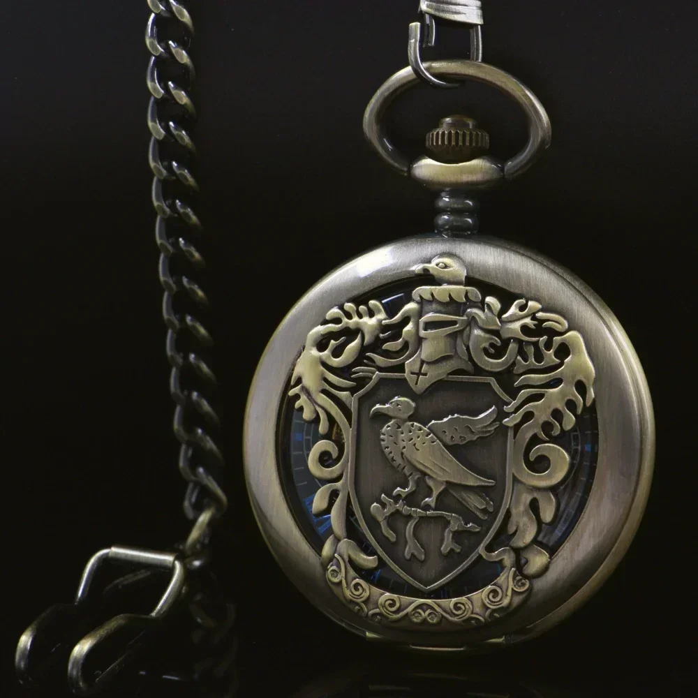 

NEW Hollow Half Hunter Mechanical Pocket Watch Cool Antique Pendant Manual Mechanism Pocket Clock Gift Male