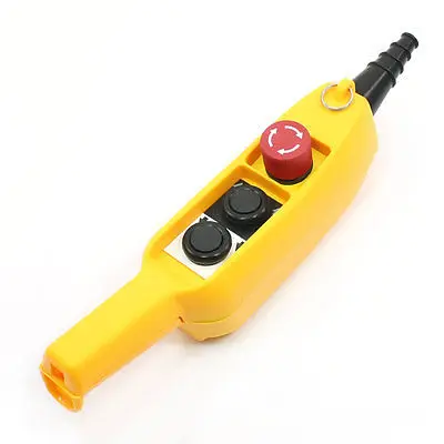 COB61E 220-250V Emergency Stop Up Down Three Button Pushbutton Switch for Hoist