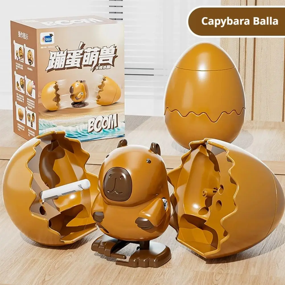 

Интерактивная игрушка-сюрприз в капсуле: Капибара, Динозавр, Пингвин. Заводная игрушка для детей и малышей, устойчивая на баланс, для веселой игры. Подарок.