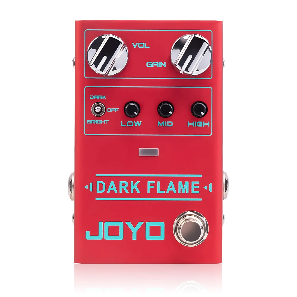 

JOYO R-17 педаль с эффектом темного пламени, металлическая педаль с высоким коэффициентом усиления, несколько цветов, 3-полосная педаль EQ для гитары Riff Solo
