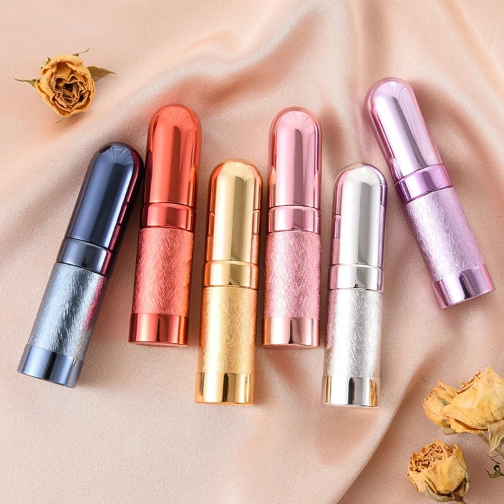 Press Type Perfume Spray Bottle Portable Mini Refill Liquid Container Aluminum Empty Refillable Bottle Travel