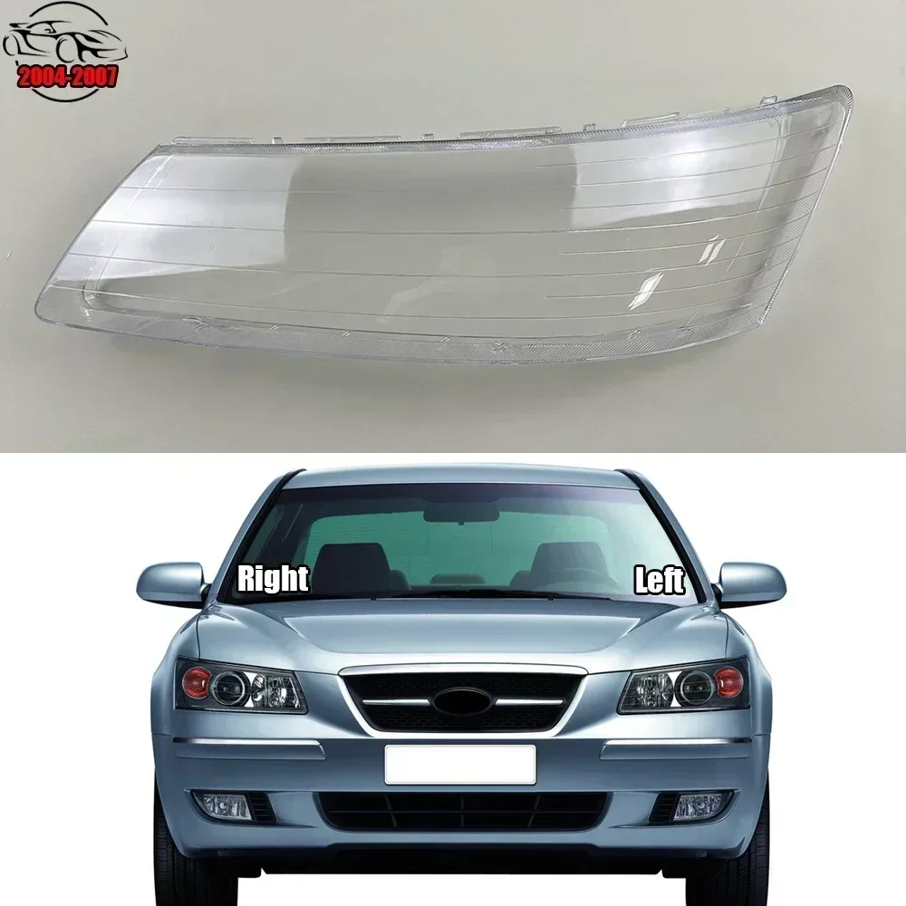 

For Hyundai Sonata NF 2004-2007 Transparent Headlamp Shell Lampmask Lamp Shade Headlight Cover Replace The Original Lampshade