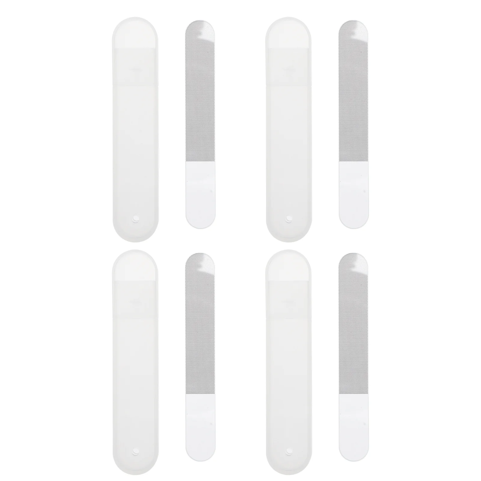 Juego de 4 limas de uñas de vidrio, 4 juegos, lima de lijado para manicura, herramienta de pedicura para pulido de uñas, cuidado de uñas, tampón de mano