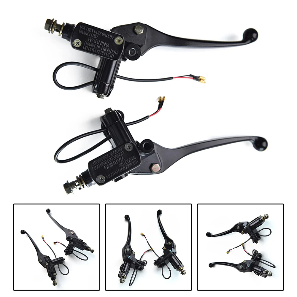 

Electric Vehicle Hydraulic Brake Pump Hydraulic Brake Left Right Brake Lever Handle Replacement Ebike Accessories