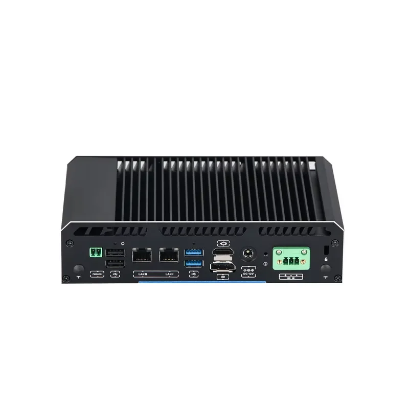 BOLRZO Embedded Industrial Computer Core I3 I5 I7 8130U Dual Core 2 * LAN HD DP 8 + 128/256/512GB SSD Win10/11 Linux
