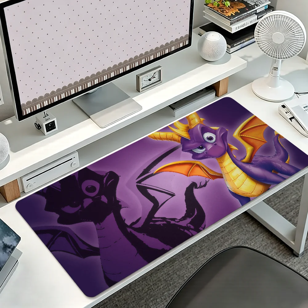 S-Spyro Game Mouse Pad Non-slip Thickened MousePad Student Gaming Cushion Large Writing Lockedge Office