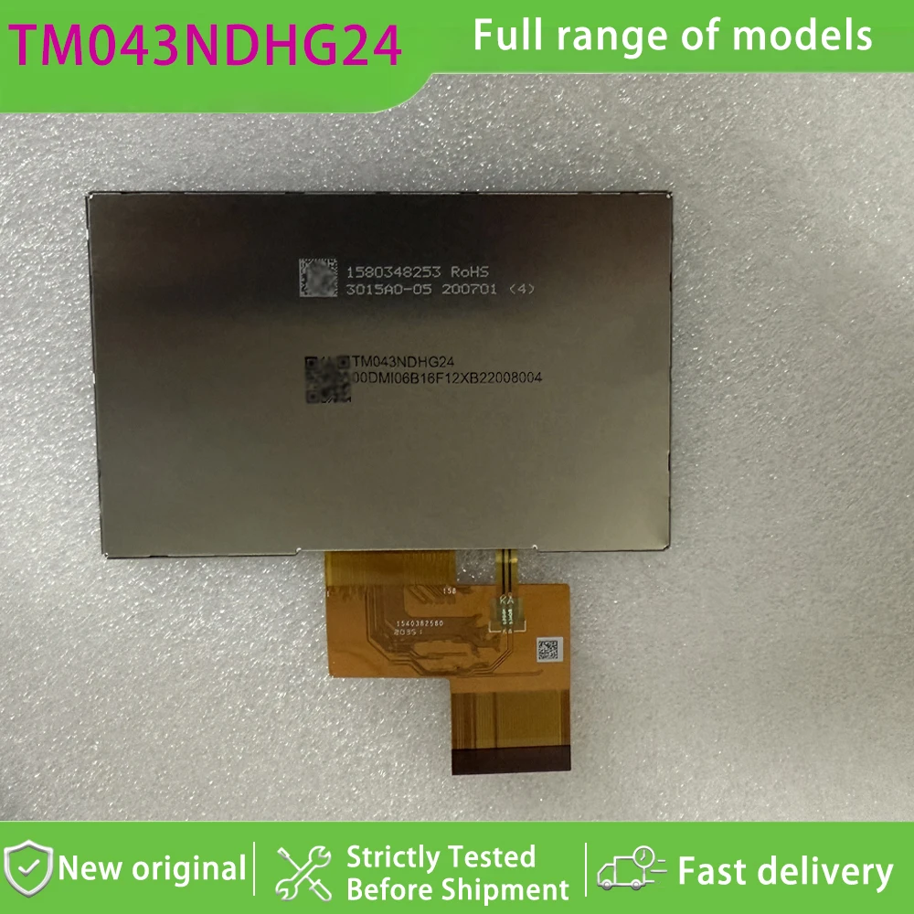 OEM Compatible Part LCD Display Panel TM043NDHG24 With IPS Factory Automation and Machine Vision Bulk Order Welcome