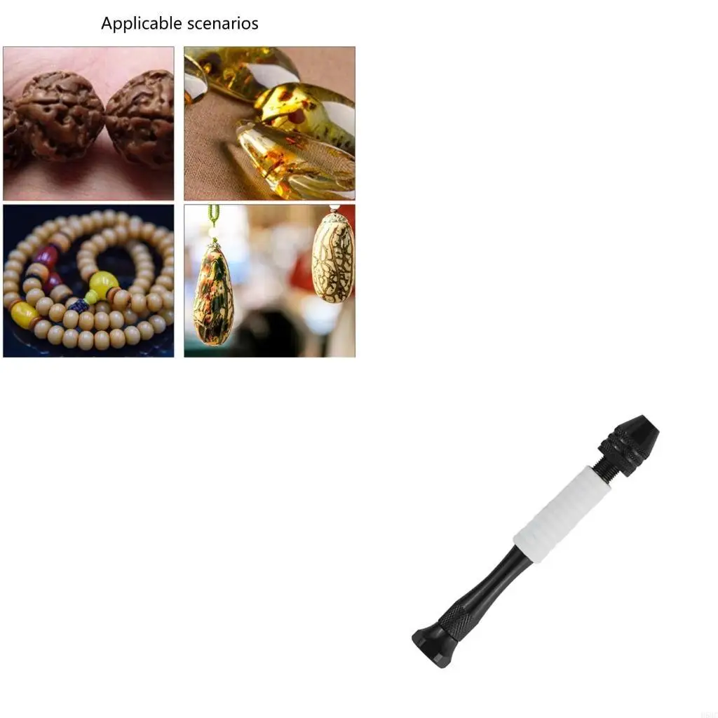 

H58C Professional Lightweight Aluminum Hand Drill Grip Featuring Smooth Gear System For Easy Model Crafting And DIY Projects