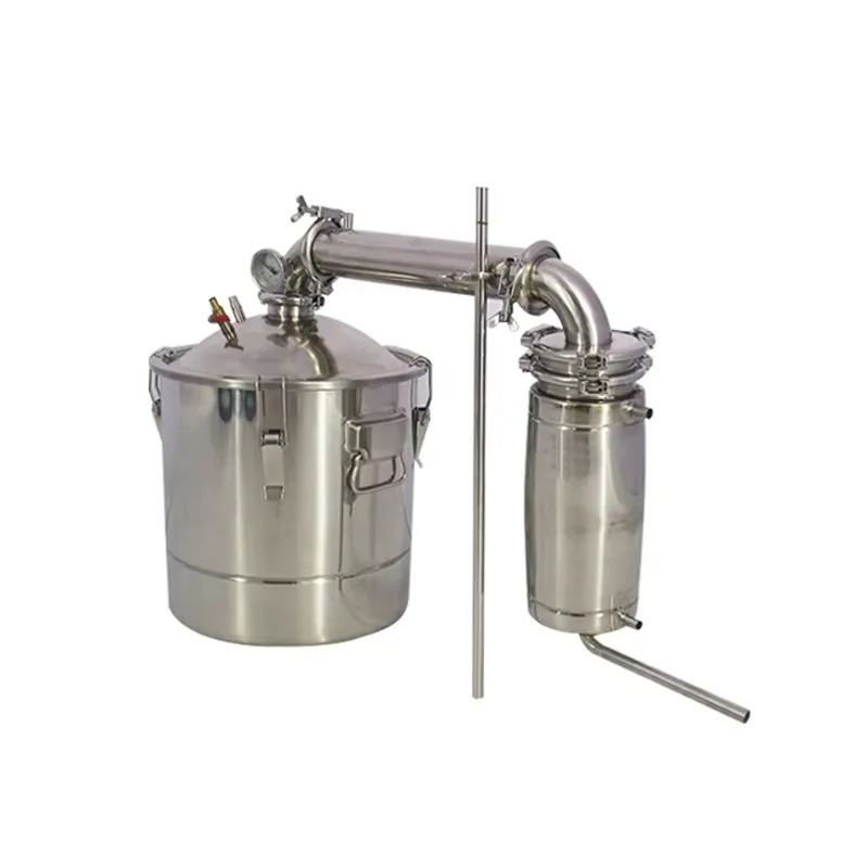 

50L Home Brewing Machine Automatic Roast Liquor Steaming Equipment Multi-functional Still Stainless Steel Private Wine-press