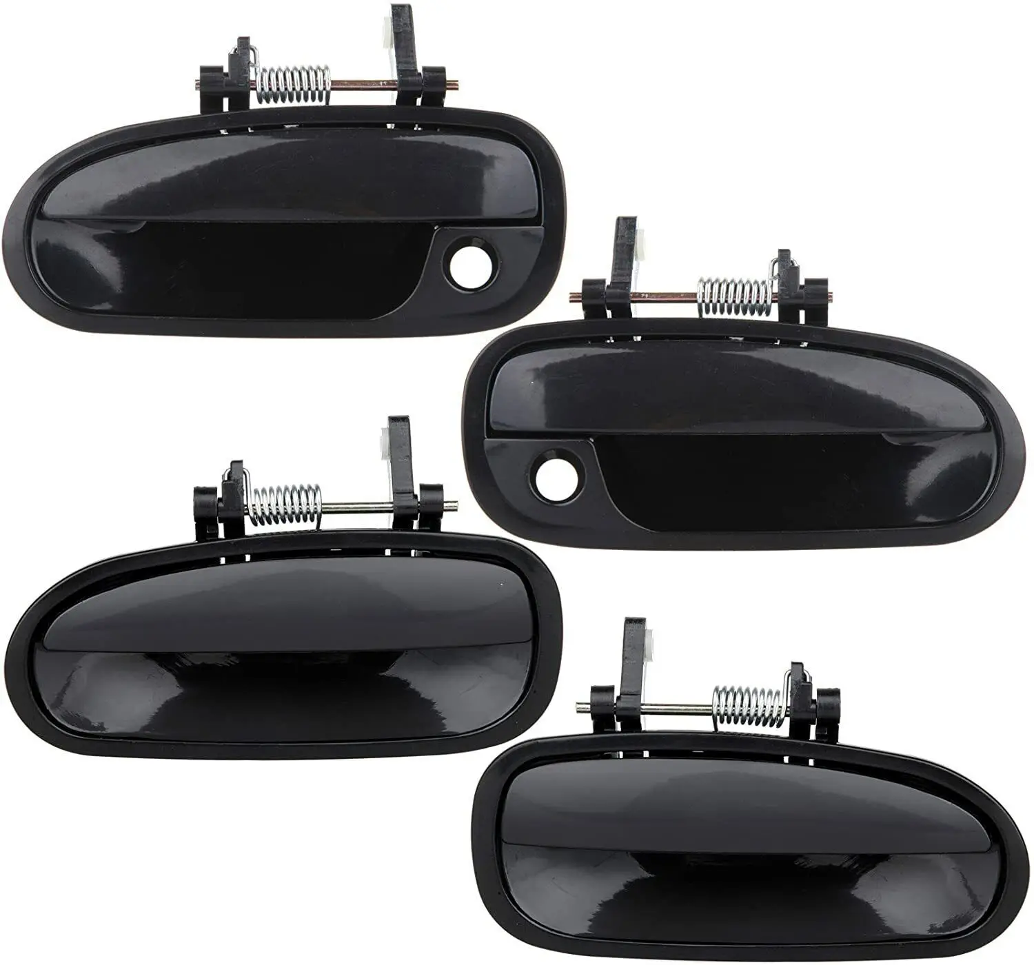 2pcs Car Outside Exterior Door Handle For Honda Civic EK3 1996 1997 1998 1999 2000 (Front Rear Door Handle)