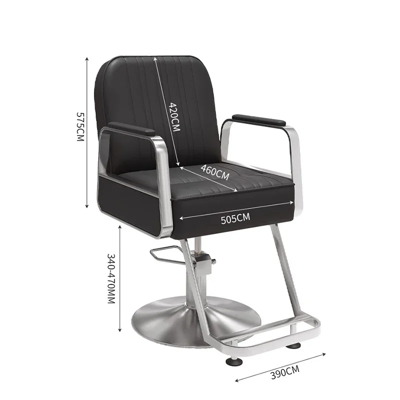 Sillas de peluquero ergonómicas, diseño de lujo, silla de salón de belleza, accesorios de barbería, Sillones, muebles de barbería
