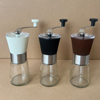 304 stainless steel hand-crank coffee machine multi-purpose coffee bean grinder household adjustable manual grinder