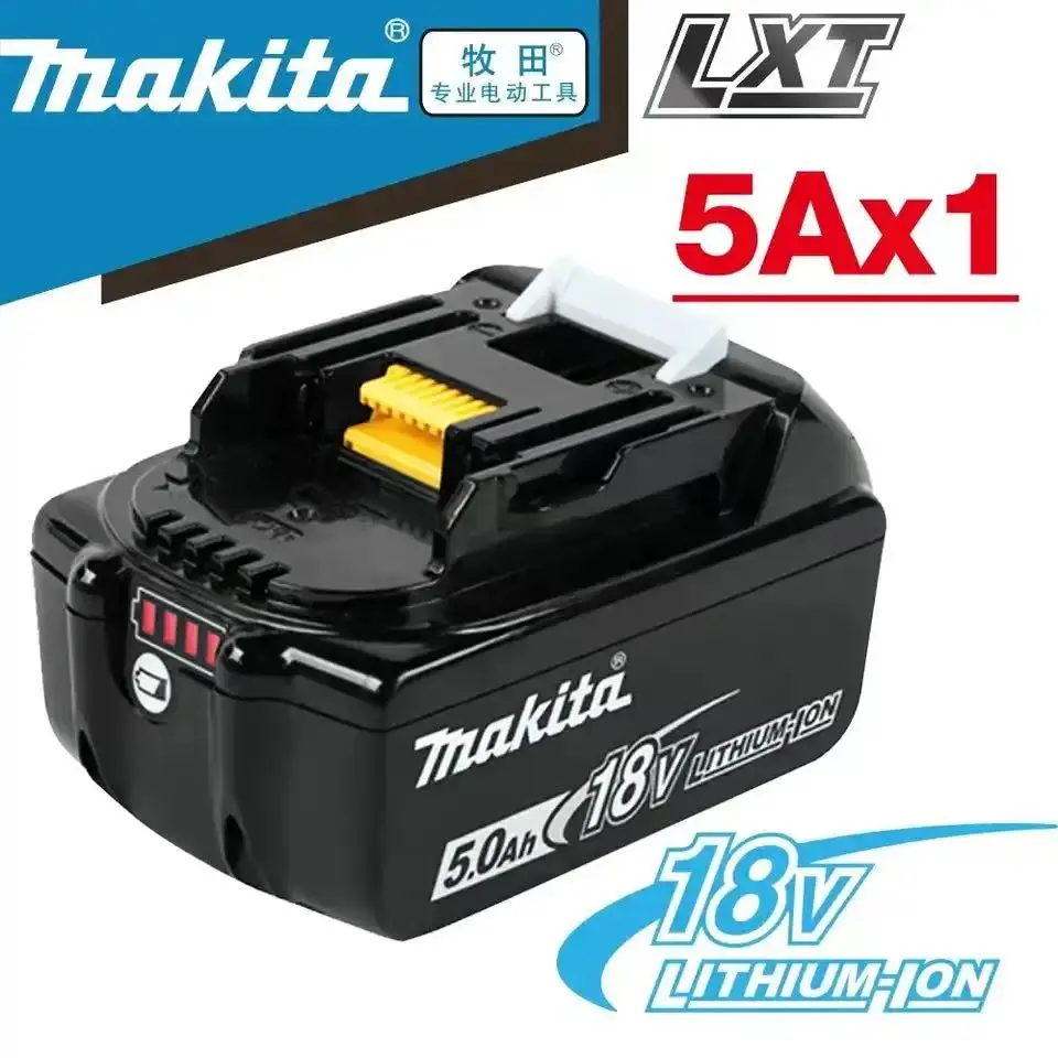 100% Original Makita 6Ah/5Ah or Makita 18V Battery BL1840 BL1830B BL1850B BL1850 BL1860 BL1815 Replacement Lithium Battery