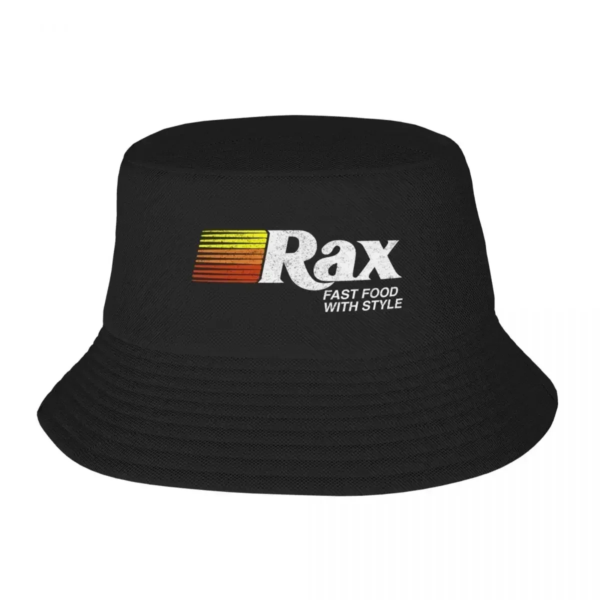 Retro Design，Rax Restaurants Bucket Hat Wear Custom Cap Fashion Beach Sun Hats For Women Men's