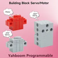 Yahboom Programmable 270° Building Block Servo Steering Gear and DC Motor XH2.54 Port For DIY Robotics Car Microbit STEM Project