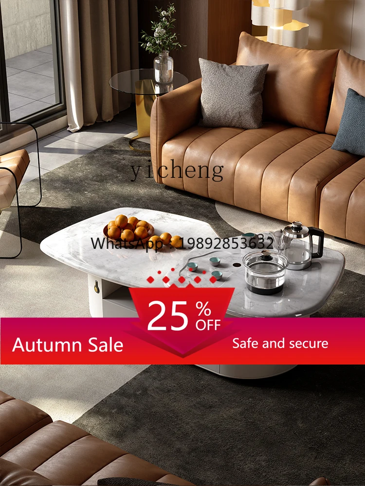 

Microlite Kung Fu Coffee Table Living Room Home Modern Simple Small Apartment Shaped Kettle Automatic