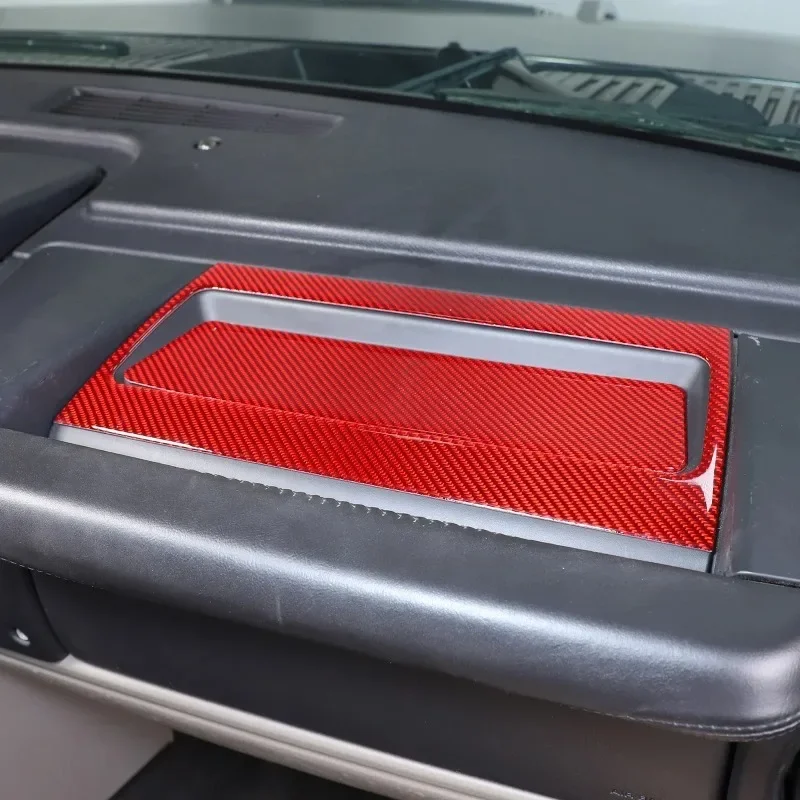 

Gao Ruying для Hummer H2 03-07 мягкое углеродное волокно автомобильный центральный контроль ящик для хранения второго пилота рамка наклейка аксессуары для интерьера автомобиля