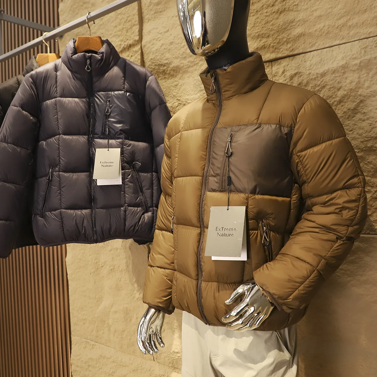 

Мужская толстая теплая хлопковая стеганая куртка, зимняя уличная легкая парка с воротником-стойкой, пальто, Тренч, пышные ветровки с хлебом, пальто