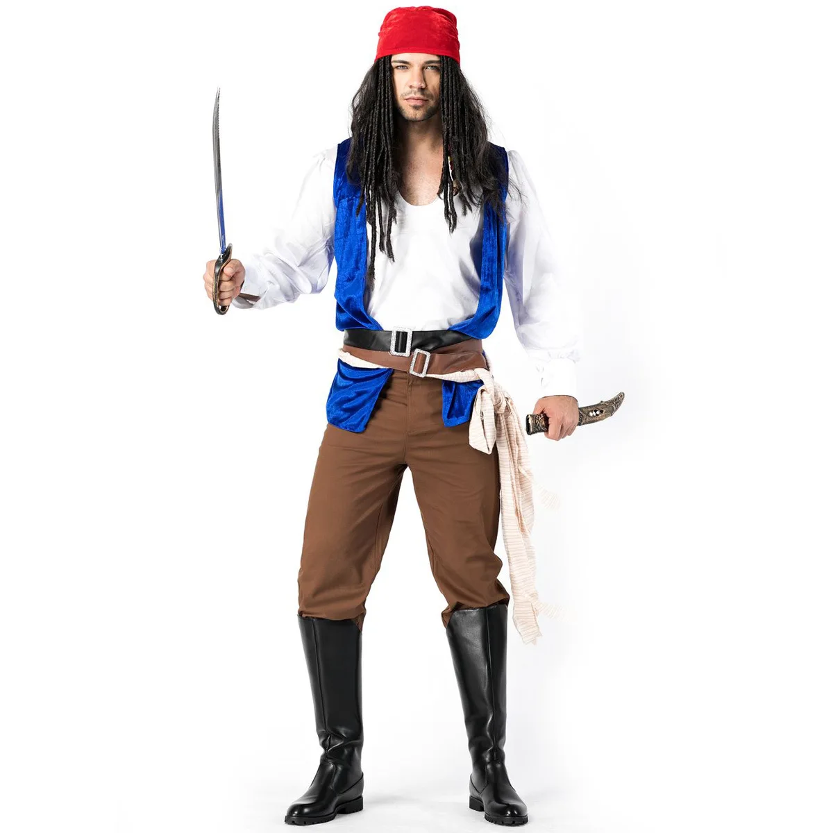 

Pirate Costumes Halloween Menswear Cosplay Costumes, Live Exports, Pirates of The Caribbean Costumes