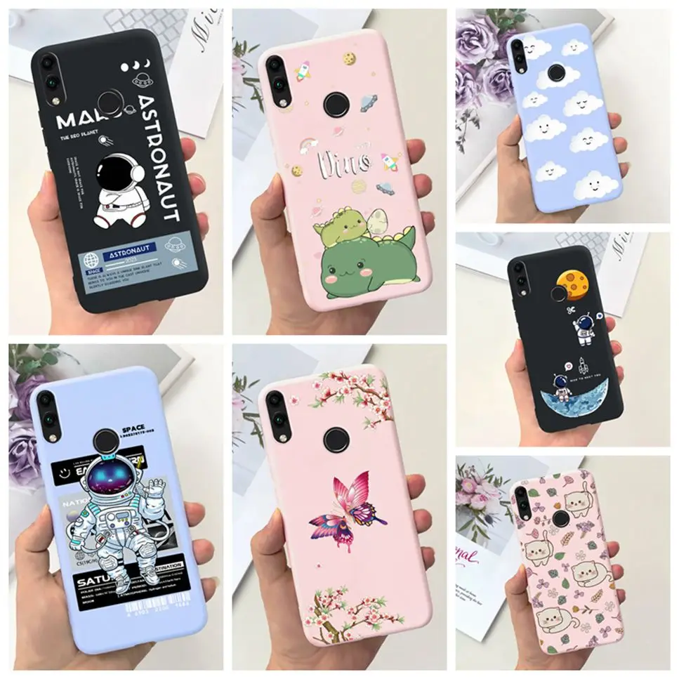 For Huawei Honor 8C Case Latest Design Cartoon Print Soft Silicone Back Cover For Honor 8 C BKK-LX2 Shockproof Phone Case Funda