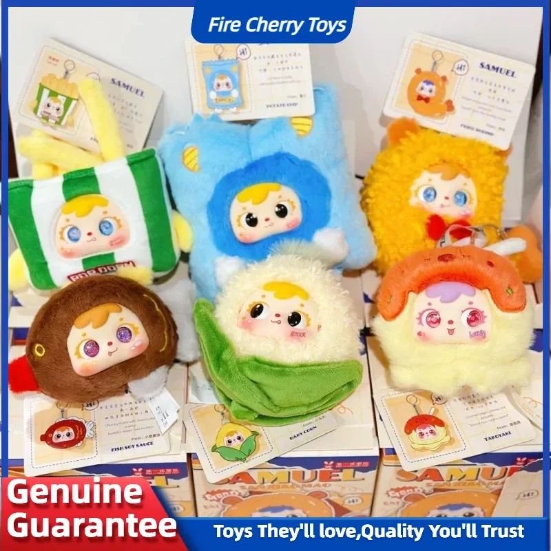 Новая серия Samuel Fried Shrimp, слепая коробка, милая сумка-сюрприз, аксессуары, декор, кавайная кукла, игрушка-сюрприз для девочек, загадочная коробка, подарок