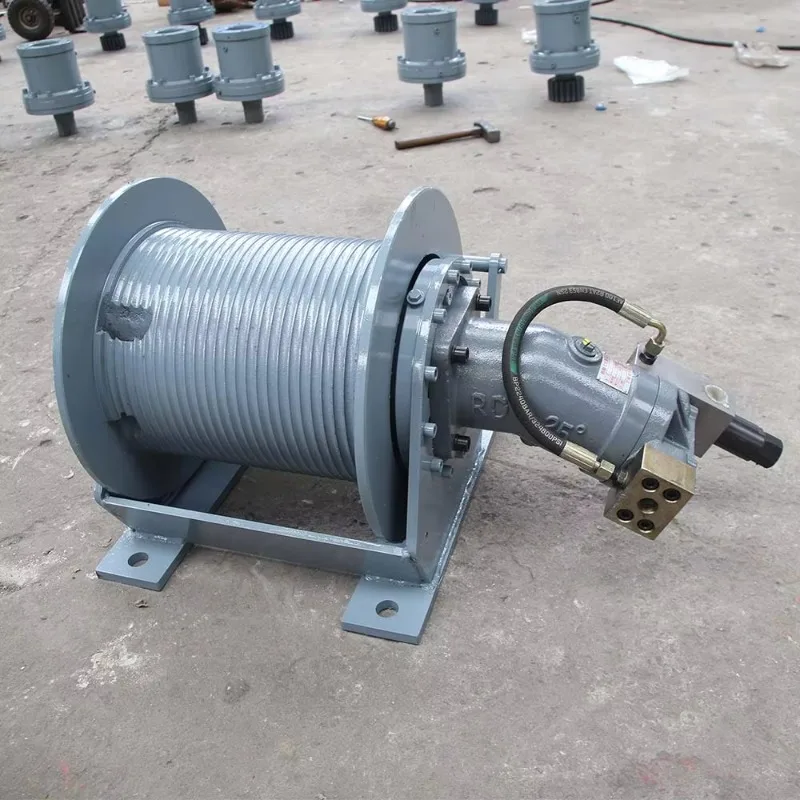 Verricello idraulico sicuro e affidabile a prezzo economico Manutenzione semplice Verricello idraulico da 1 tonnellata 2 tonnellata