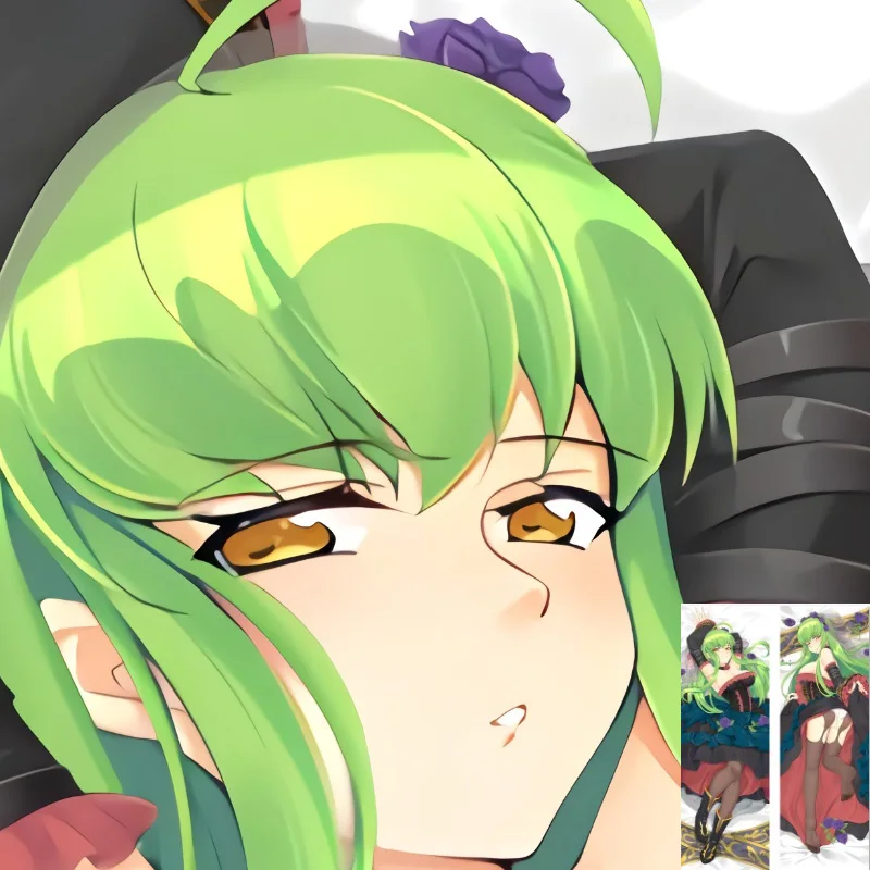C.C أنيمي Dakimakura المخدة الوجهين طباعة تأثيري المعانقة الجسم المنزل الفراش وسادة غطاء دروبشيبينغ