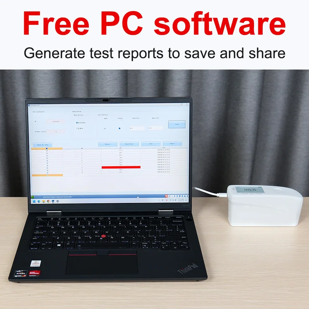 

NEW LS196 High Gloss Surface Measurement 60 Gloss Tester Portable Glossmeter Ceramic Gloss Meter for Marble