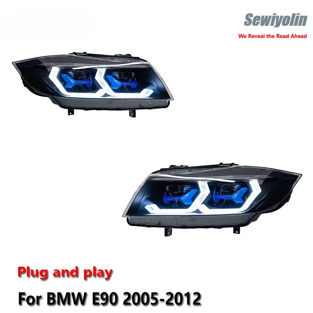 

Car LED Headlight Light Lamps Parts For BMW E90 2005-2012 Auto Fog DRL Brake Turn Signal Lamp Plug And Play