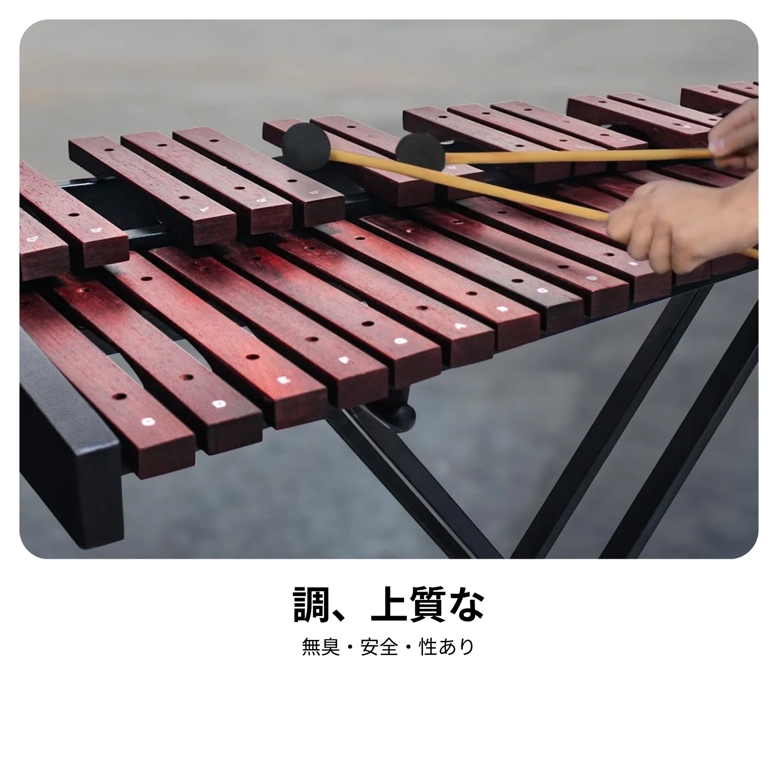 Small Wood Glockenspiel Xylophone 25 Notes for Kids Beginner Musical Instrument with Canvas Bag and Soft Mallets
