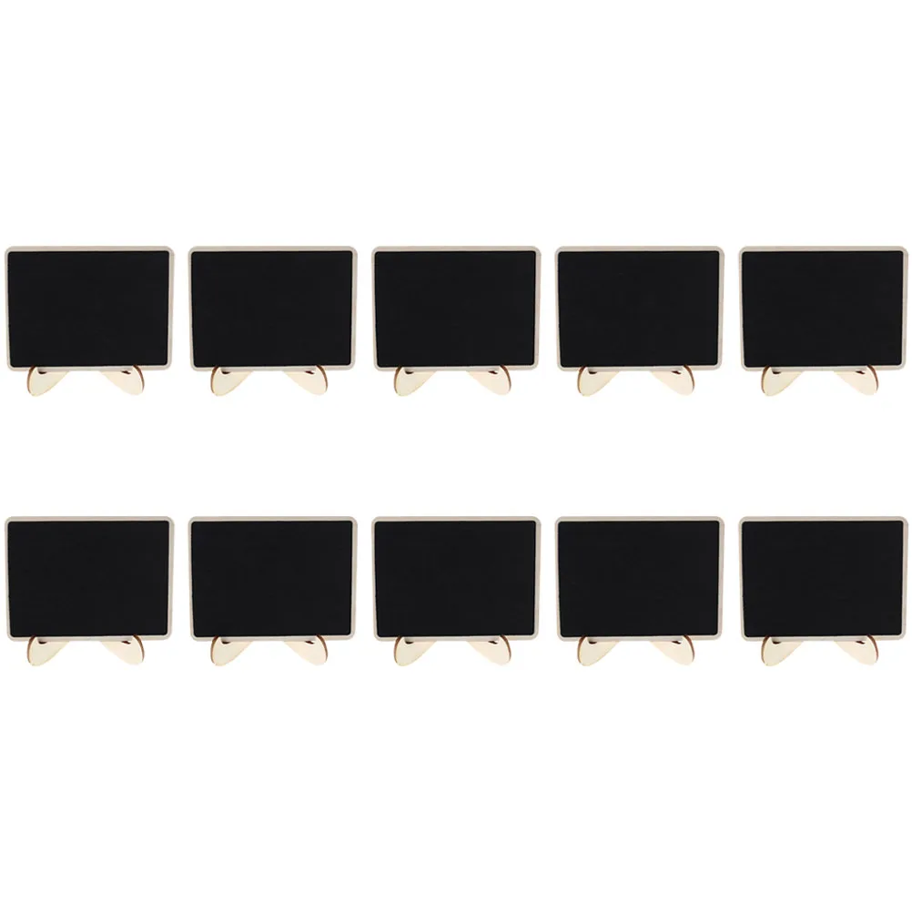 

10pcs Mini Chalkboard Signs Small Blackboard with Easel for Office Desk Decor Birthday Wedding Party Message Boards Letter Board