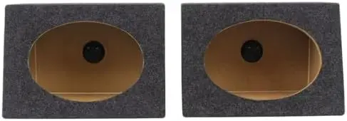 

Rockville RS6x9PR 6x9 Wedge Speakers – USA-Made MDF, Gold Terminals, Universal Car Audio Fit