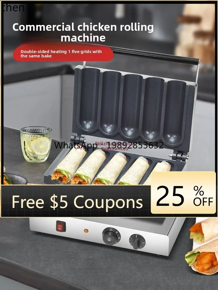 

burrito machine commercial Jizhuang Township barbecue pancake machine milk stick machine