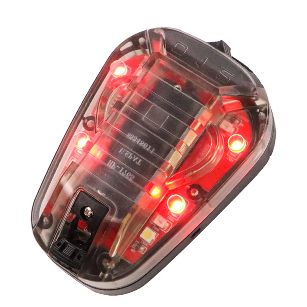 Sport Helm Licht Strobe Outdoor Wandern Jagd Überleben Sicherheit Signal Flash LAMPE Wasserdichte Taktische Helm Marienkäfer Licht