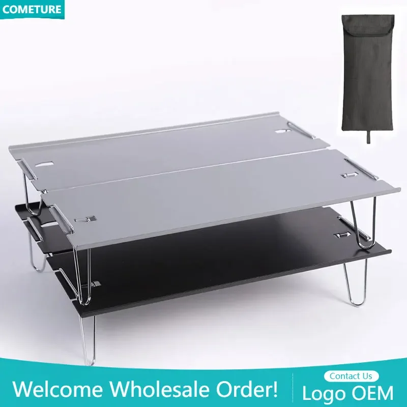 

Outdoor Camping Folding Table Mini Folding Table Portable Aluminum Alloy Collapsible Backpacking Hiking BBQ Garden Fishing Desk