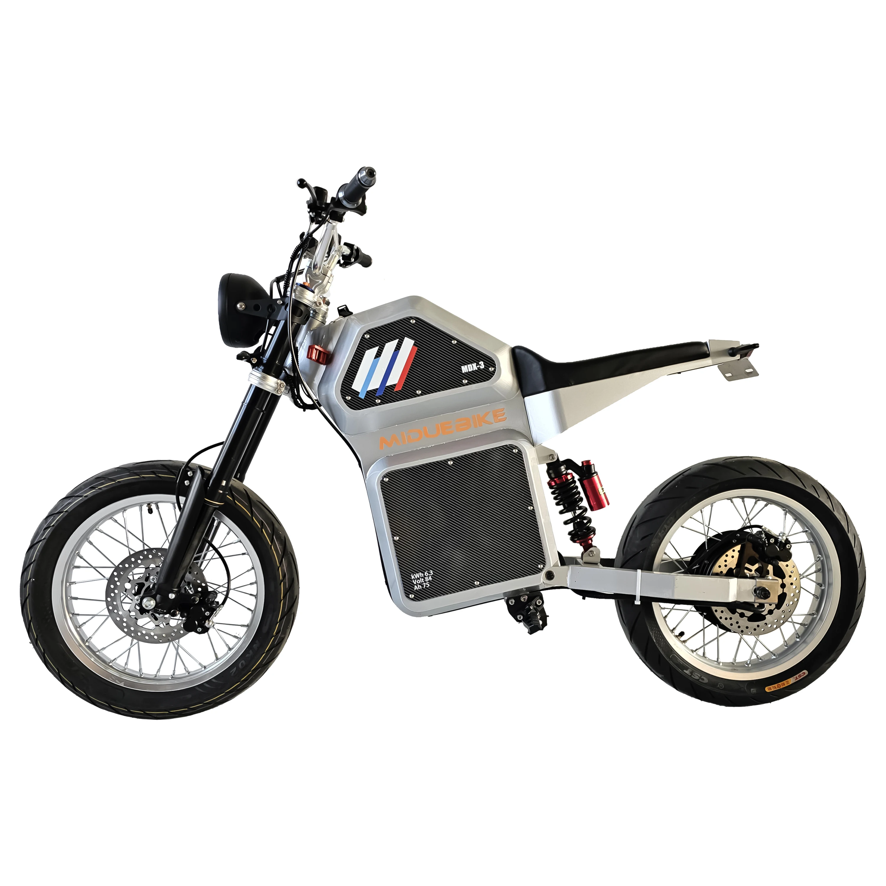 For Bomber MDX-3 Electric Bike Single Speed Large Power V3 Motor Fat Tire Lithium Battery Disc Brake 120km/h 220KM Outdoor