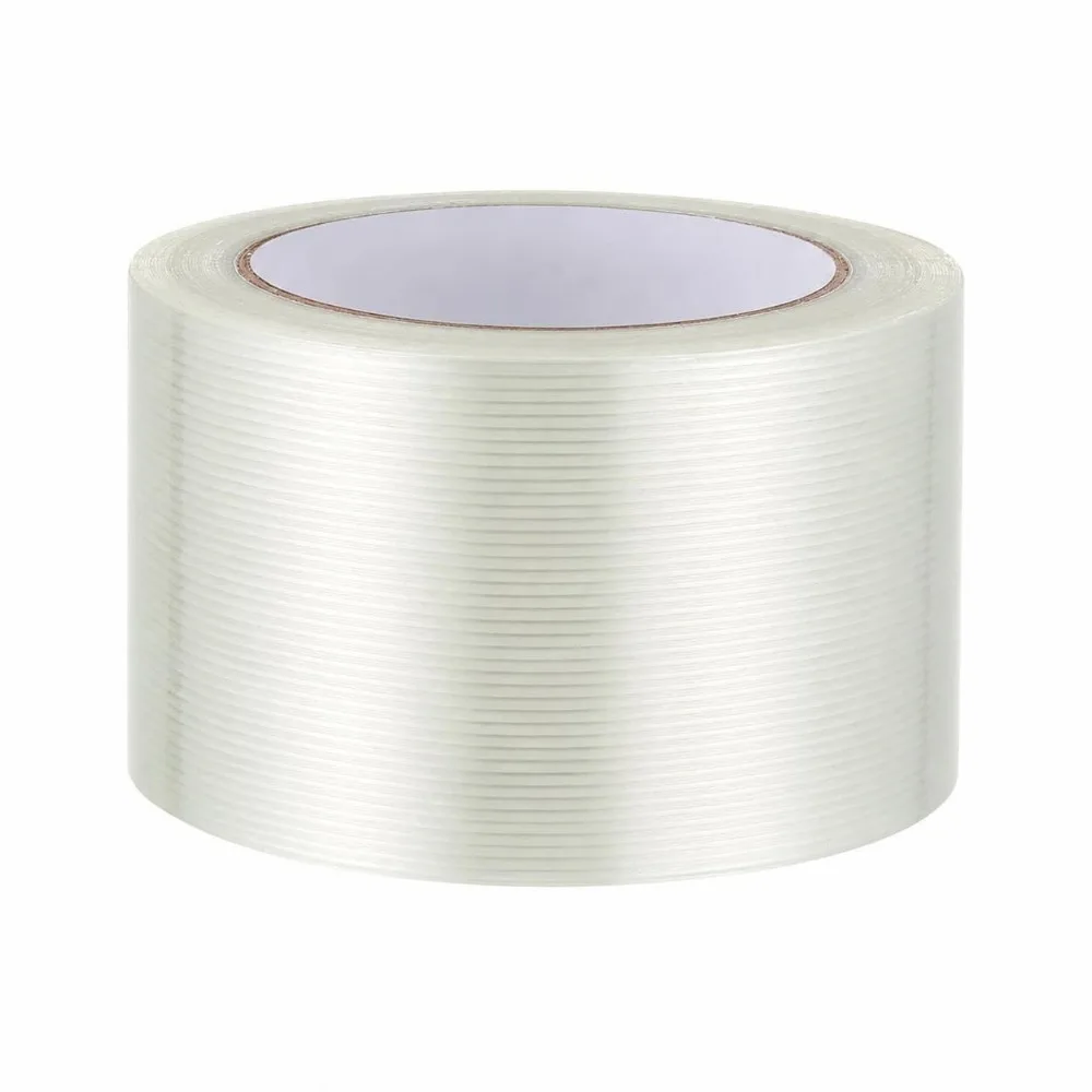 Transparent Fiberglass Tape Single-sided High Temperature Resistance Fiberglass Reinforced Tape Strong Adhesive Insulation Tape