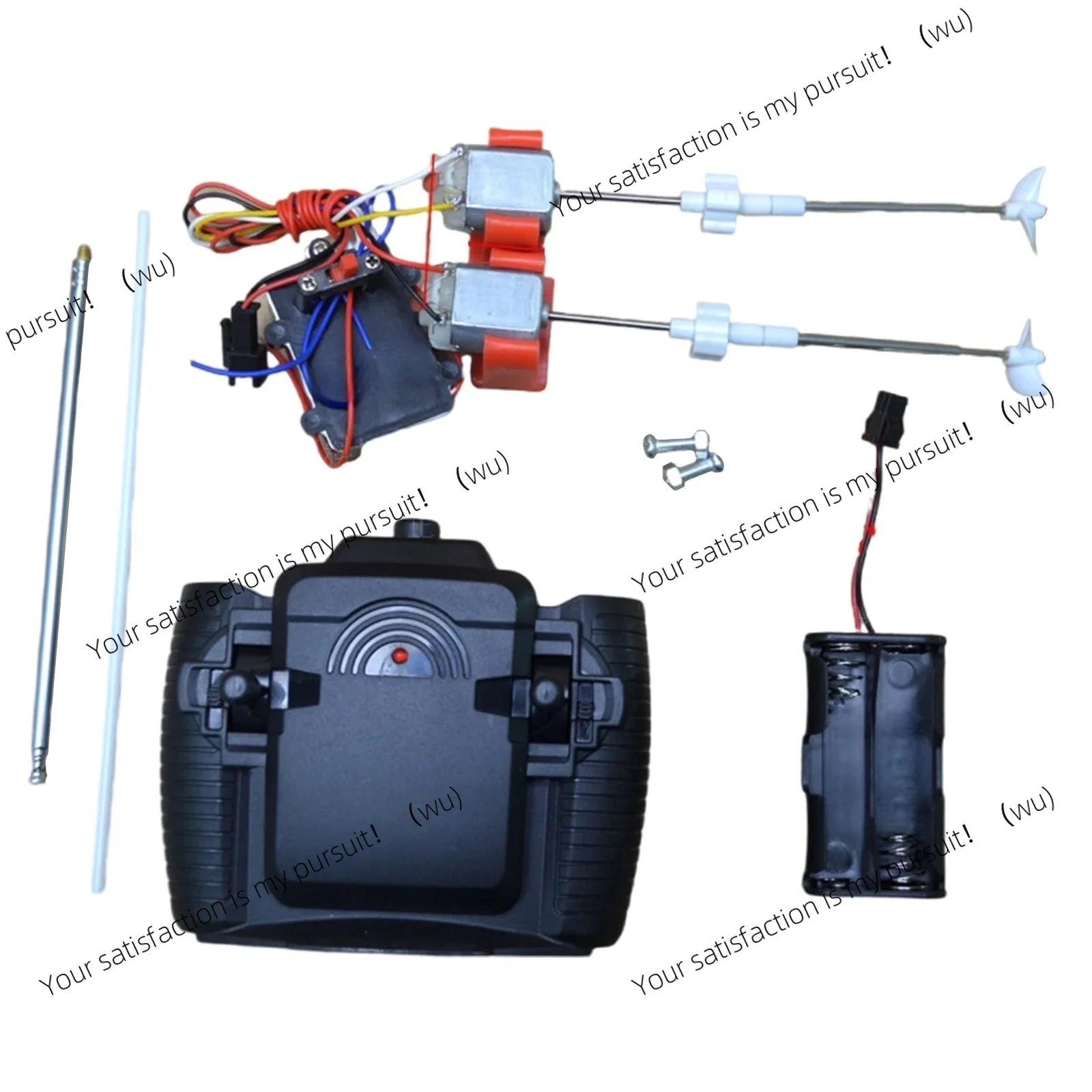 for  Remote control model boat kit shaft stamping motor propeller controller receiver complete set of accessories DIY foam toy
