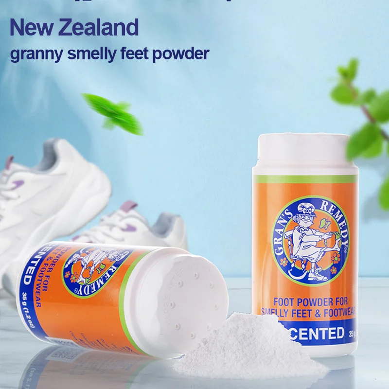 3PCS Original/Cooling/Scented Grans Remedy Foot Powder Effective Odor Eliminator&Moisture Absorb Foot Powder for Smelly Footwear