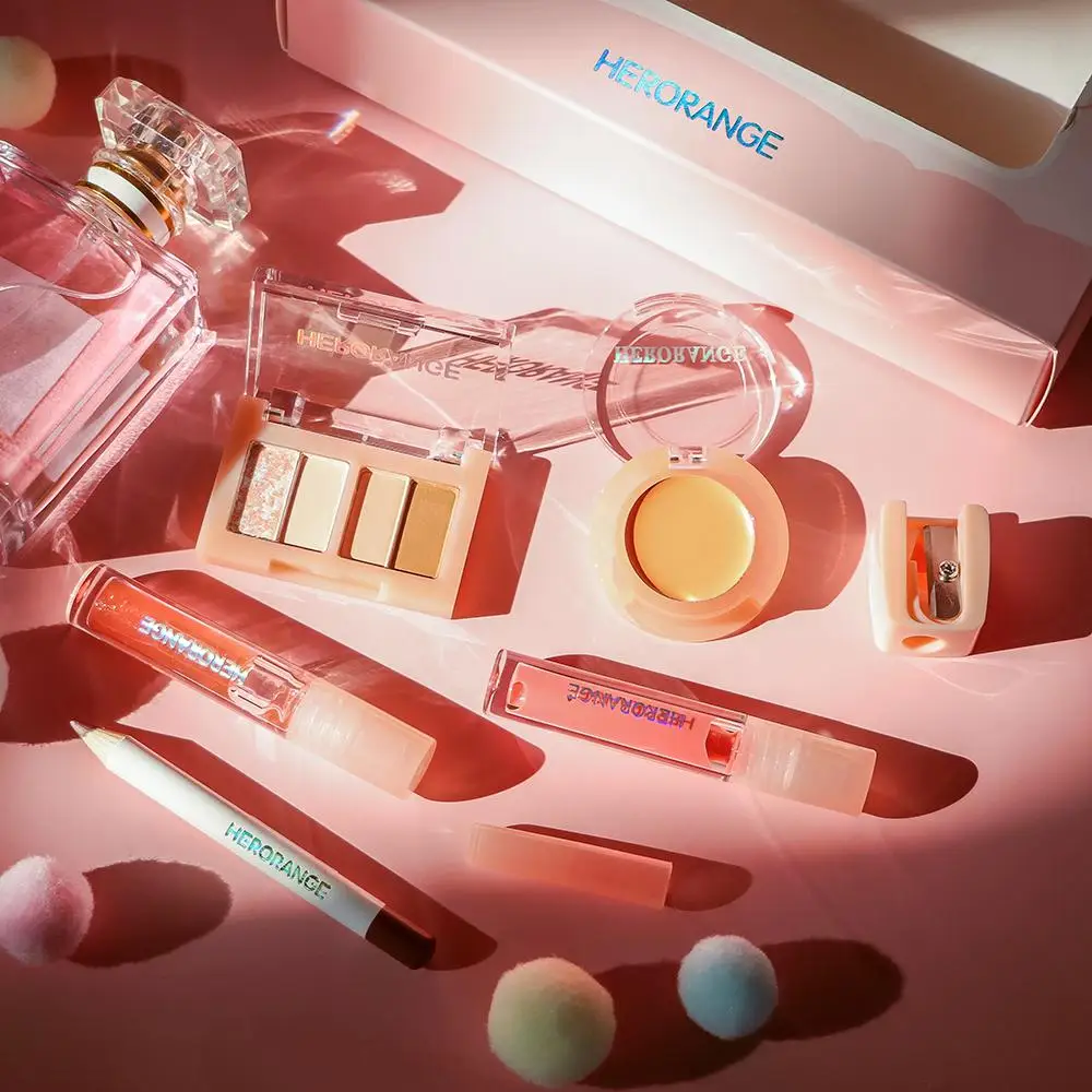 5 Teile/satz Neue Augenbraue Bleistift Kosmetik Set Langlebig Glatte Make-Up Set Hoch Pigmentierte Make-Up Set Vollen Kit für Frauen Schönheit
