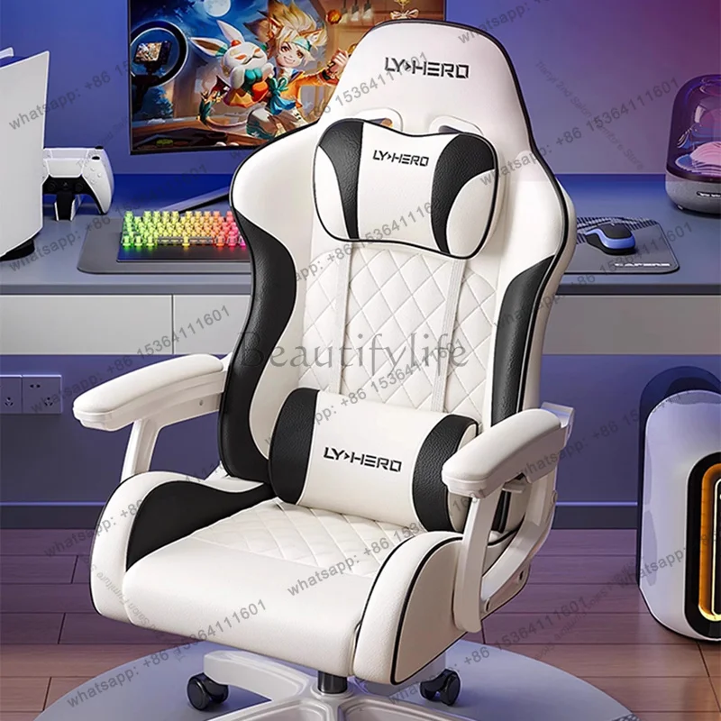 Factory Direct Sales American Creative Gaming Chairs Modern Comfortable Long-sitting Height-adjustable Game Seat Study Office Fu