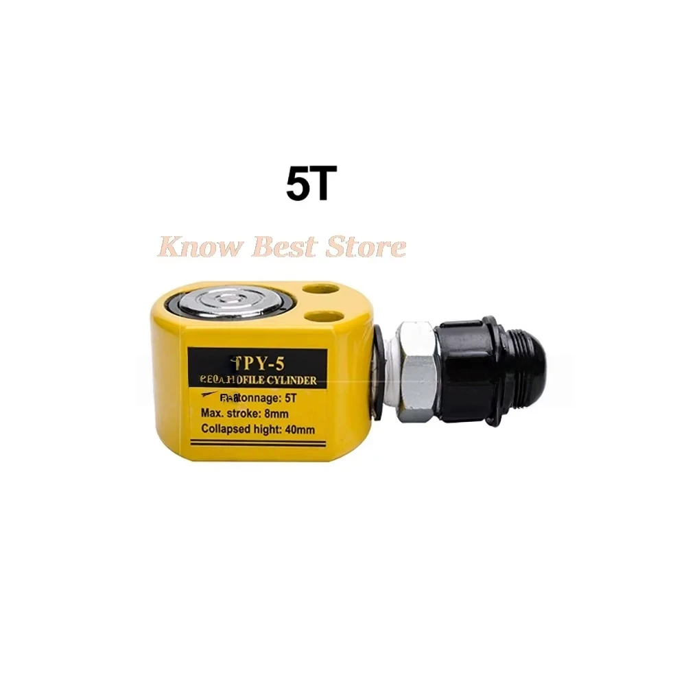 5T Ultra-Thin Portable Hydraulic Lifting Jack Separate Booster Hydrocylinder Oil Cylinder for Industrial Use