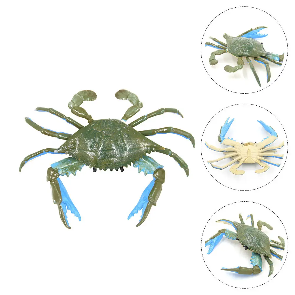

1Pcs Realistic Crab Simulation Educational Plaything Marine Animal Decoration Kids Cognition Learning Gift Crab Display Models
