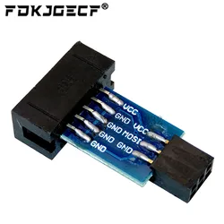 10Pin To 6PiN Convert To Standard 10 Pin To 6 Pin Adapter Board For ATMEL STK500 AVRISP USBASP ISP Interface Converter AVR