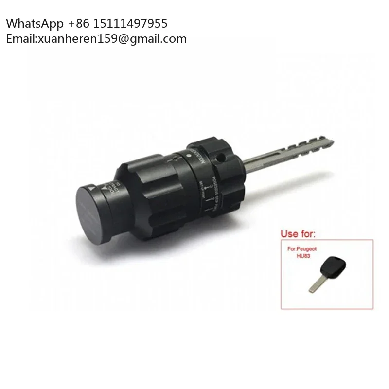 Turbo Decoder HU83 V.2  for Peugeot Turbo Car Lock Decoder Manufacturers Key Auto Door Lock 2021 Lock Pick  Set Tool