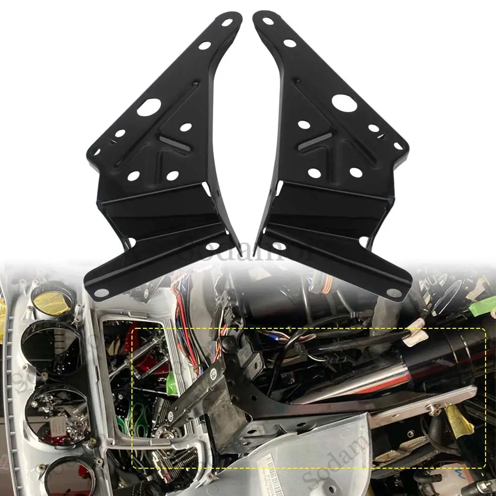 Front Inner Fairing Support Mount Radio Bracket For Harley Touring Street Electra Glide Ultra Motorcycle Accessories