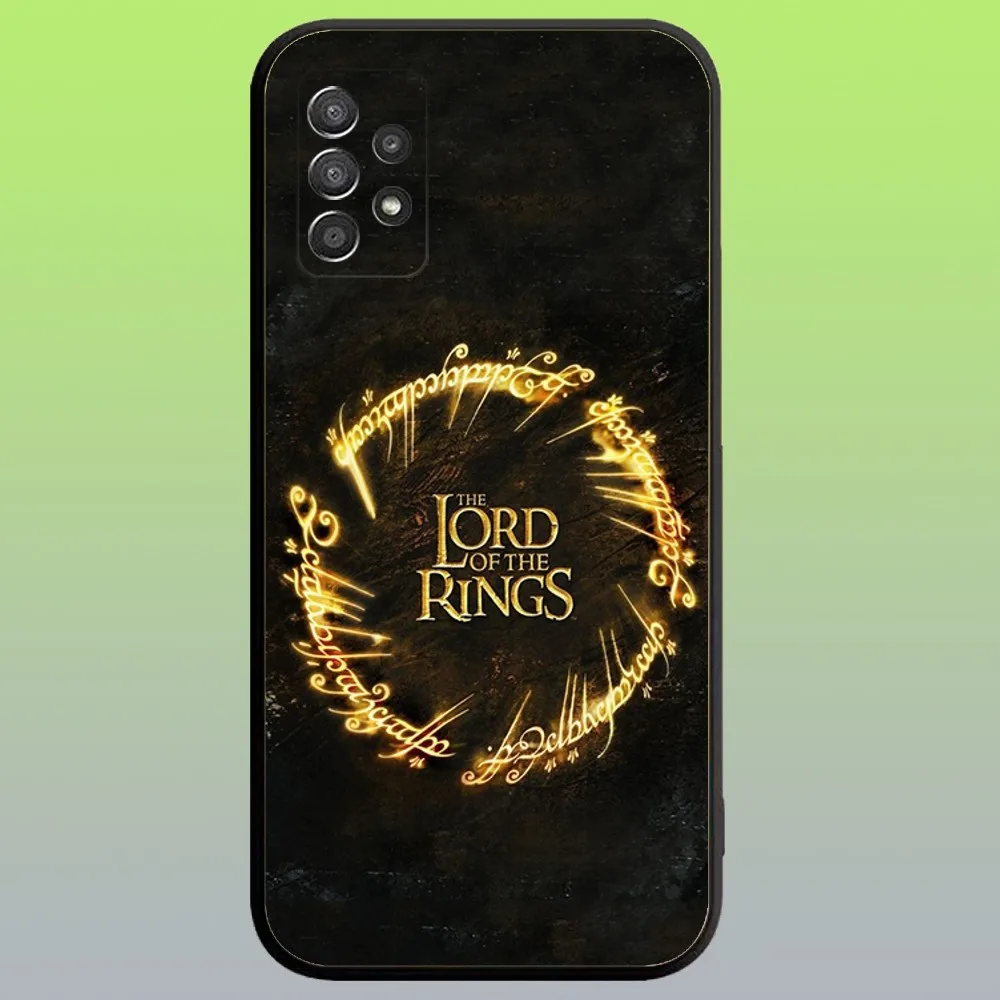 The L-Lord of the R-Rings Phone Case For Samsung Galaxy A20,A21s,A22,A31,A32,A52,A53,A72,73,A80,A91 Soft Black Cover